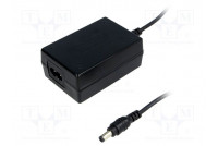 Power supply: switching 12VDC 1.5A Out: 5,5/2,1 18W 85÷264VAC