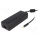 Power supply: switching 12VDC 10A Out: 5,5/2,1 120W 90÷264VAC