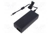 Power supply: switching 12VDC 10A Out: 5,5/2,5 120W 90÷264VAC