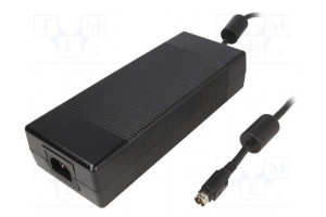 Power supply: switching 12VDC 15A Out: KYCON KPPX-4P 180W 90%