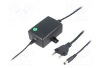 Power supply: switching 12VDC 1A Out: 5,5/2,1 12W 90÷264VAC