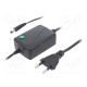 Power supply: switching 12VDC 1A Out: 5,5/2,5 12W 90÷264VAC