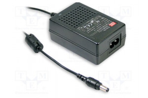 Power supply: switching 12VDC 2.08A Out: 5,5/2,1 25W 80÷264VAC