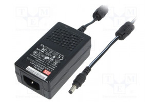 Power supply: switching 12VDC 2.08A Out: 5,5/2,1 25W 85÷264VAC