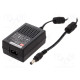 Power supply: switching 12VDC 2.08A Out: 5,5/2,1 25W 85÷264VAC