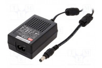 Power supply: switching 12VDC 2.08A Out: 5,5/2,1 25W 85÷264VAC