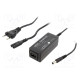 Power supply: switching 12VDC 2A Out: 5,5/2,5 24W 90÷264VAC