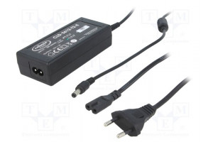 Power supply: switching 12VDC 3A Out: 5,5/2,1 36W 90÷264VAC