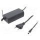 Power supply: switching 12VDC 3A Out: 5,5/2,1 36W 90÷264VAC