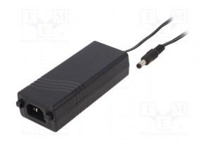 Power supply: switching 12VDC 4A Out: 5,5/2,5 48W 80÷264VAC