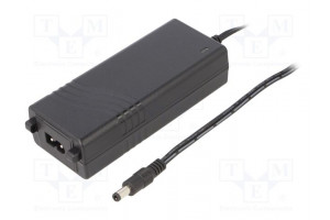 Power supply: switching 12VDC 4A Out: 5,5/2,5 48W 80÷264VAC