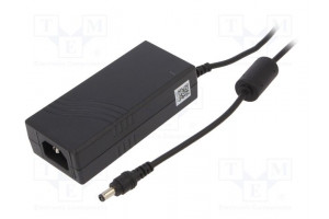 Power supply: switching 12VDC 5.41A Out: 5,5/2,5 65W 90÷264VAC