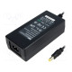 Power supply: switching 12VDC 5.42A Out: 5,5/2,1 65W 90÷264VAC