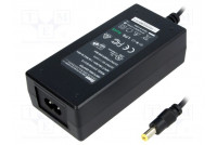 Power supply: switching 12VDC 5.42A Out: 5,5/2,1 65W 90÷264VAC