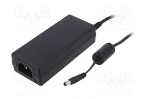 Power supply: switching 12VDC 5.4A Out: 5,5/2,1 65W 90÷264VAC