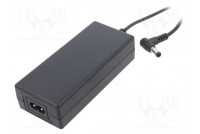 Power supply: switching 12VDC 5.8A Out: 5,5/2,5 70W 80÷264VAC