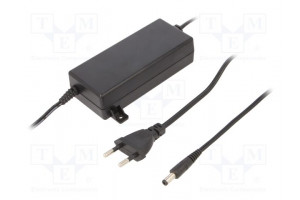 Power supply: switching 12VDC 5A Out: 5,5/2,5 60W 90÷264VAC