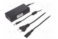 Power supply: switching 12VDC 5A Out: 5,5/2,5 60W 90÷264VAC