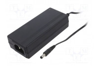 Power supply: switching 12VDC 5A Out: 5,5/2,5 60W 90÷264VAC