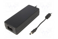 Power supply: switching 12VDC 6.67A Out: 5,5/2,5 80W 80÷264VAC