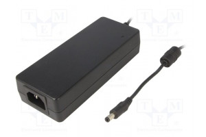 Power supply: switching 12VDC 6.67A Out: 5,5/2,5 80W 80÷264VAC