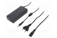 Power supply: switching 12VDC 6A Out: 5,5/2,1 72W 220÷240VAC