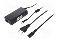 Power supply: switching 12VDC 6A Out: 5,5/2,5 72W 90÷264VAC