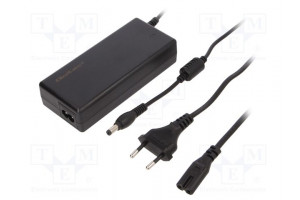 Power supply: switching 12VDC 7A Out: 5,5/2,1 84W 220÷240VAC