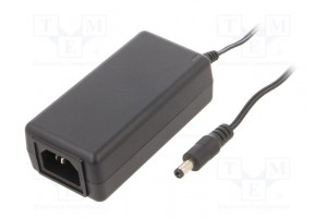 Power supply: switching 15VDC 2.4A Out: 5,5/2,1 36W 90÷264VAC