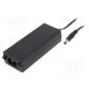 Power supply: switching 15VDC 3.2A Out: 5,5/2,5 48W 80÷264VAC