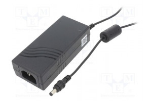 Power supply: switching 19VDC 3.42A Out: 5,5/2,5 65W 90÷264VAC