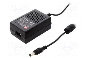 Power supply: switching 24VDC 0.75A Out: 5,5/2,1 18W 85÷264VAC