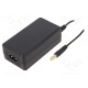 Power supply: switching 24VDC 1.25A Out: 5,5/2,1 30W 90÷264VAC