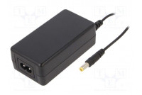 Power supply: switching 24VDC 1.25A Out: 5,5/2,1 30W 90÷264VAC