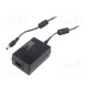 Power supply: switching 24VDC 1.5A Out: 5,5/2,1 36W 85÷264VAC