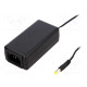 Power supply: switching 24VDC 1.5A Out: 5,5/2,1 36W 90÷264VAC