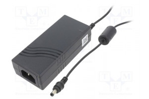 Power supply: switching 24VDC 2.08A Out: 5,5/2,5 50W 90÷264VAC