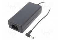 Power supply: switching 24VDC 2.1A Out: 5,5/2,1 50W 80÷264VAC