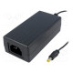 Power supply: switching 24VDC 2.71A Out: 5,5/2,1 65W 90÷264VAC