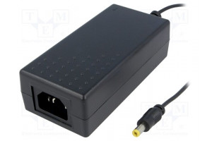 Power supply: switching 24VDC 2.71A Out: 5,5/2,1 65W 90÷264VAC