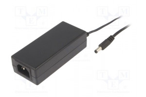 Power supply: switching 24VDC 2.71A Out: 5,5/2,5 65W 90÷264VAC