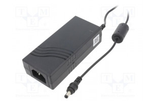 Power supply: switching 24VDC 2.71A Out: 5,5/2,5 65W 90÷264VAC