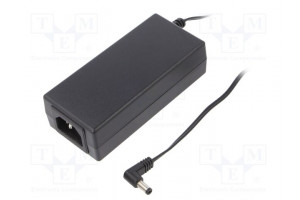 Power supply: switching 24VDC 2.7A Out: 5,5/2,1 65W 90÷264VAC