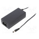 Power supply: switching 24VDC 2.7A Out: 5,5/2,1 65W 90÷264VAC