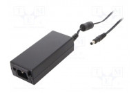 Power supply: switching 24VDC 2.7A Out: 5,5/2,5 65W 80÷264VAC