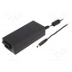 Power supply: switching 24VDC 3.54A Out: 5,5/2,5 85W 80÷264VAC