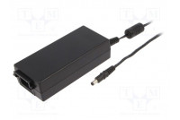 Power supply: switching 24VDC 3.54A Out: 5,5/2,5 85W 80÷264VAC