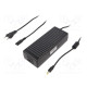 Power supply: switching 24VDC 3.75A Out: 5,5/2,1 90W 90÷264VAC