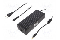 Power supply: switching 24VDC 3.75A Out: 5,5/2,1 90W 90÷264VAC