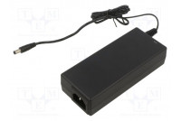 Power supply: switching 24VDC 3.75A Out: 5,5/2,1 90W 90÷264VAC